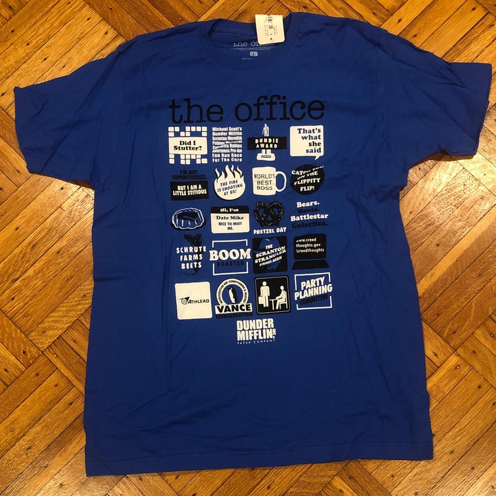 Blue Graphic Tee